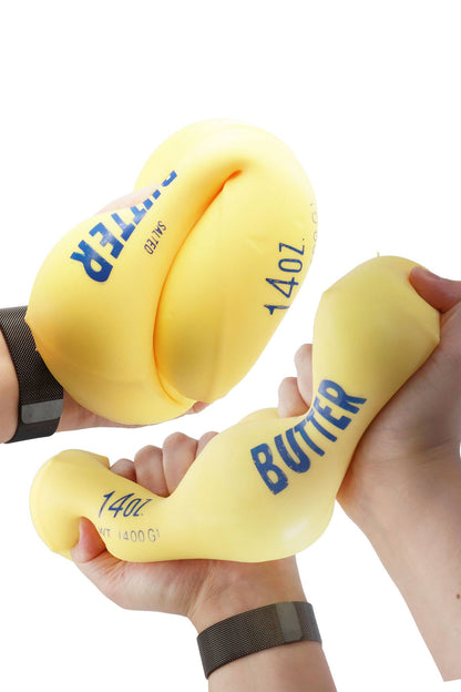 Jumbo Butter Stick Scented Fluffy Slime Squishy - 9 Inch: YELLOW / ONE SIZE