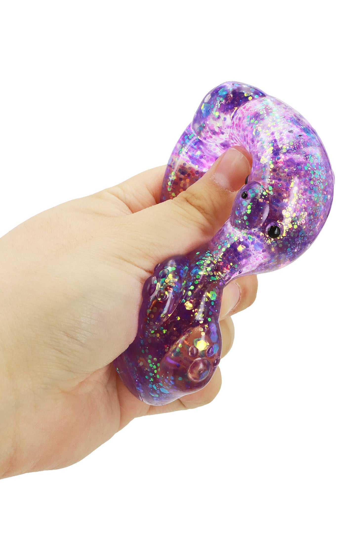 Cute Teddy Bear Glittery Maltose Putty Filled Squishy: ASSORTED / ONE SIZE