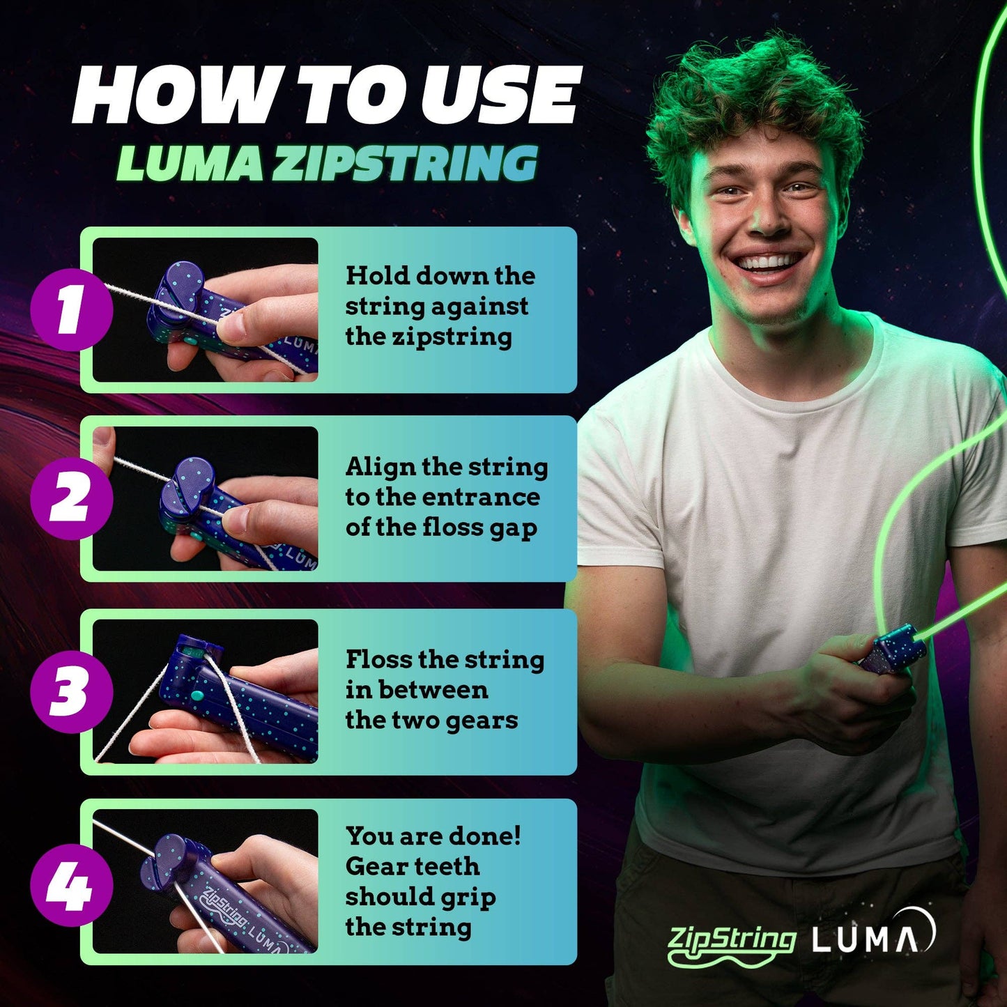 Zipstring Luma