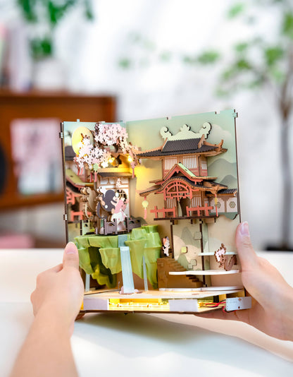DIY Book Nook Kit: Falling Sakura