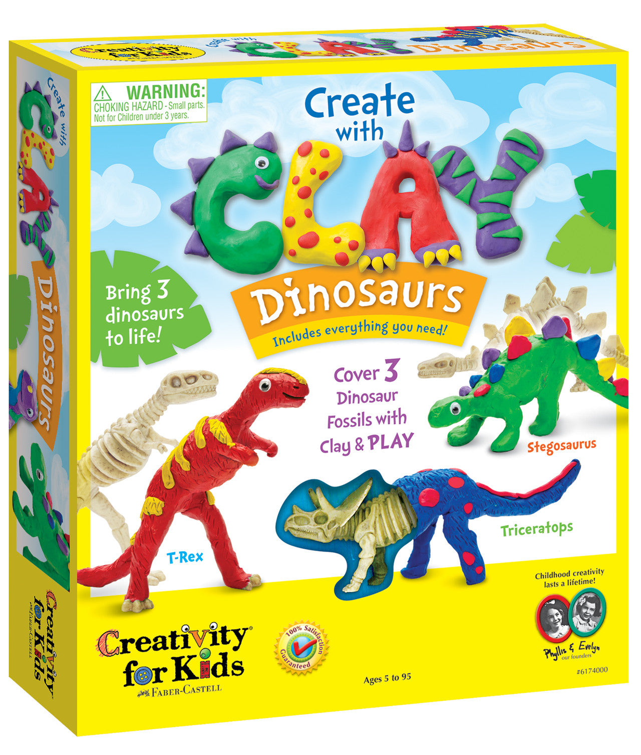 Create with Clay Dinosaur