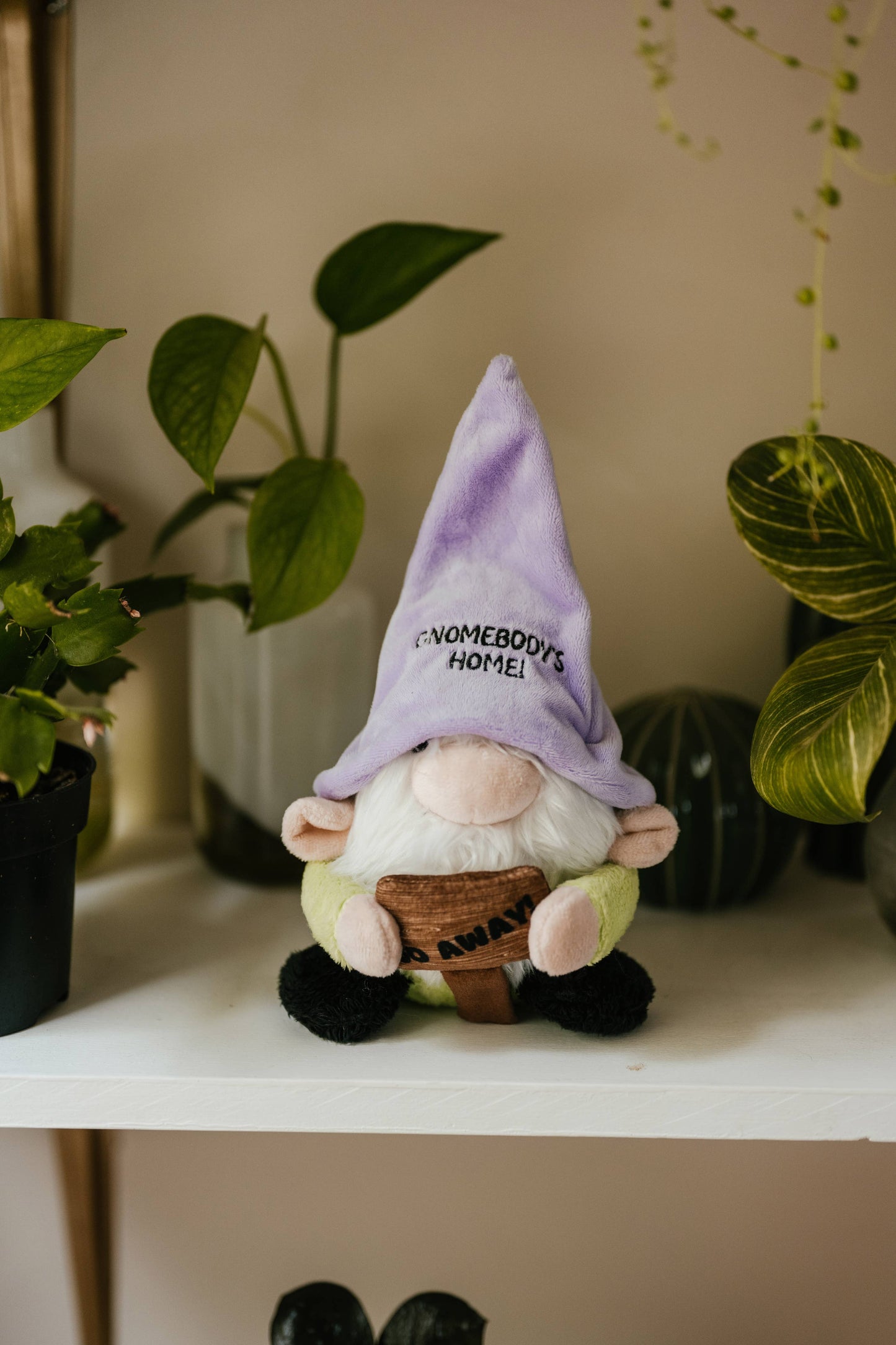 Gnome Plush  Gnomebody'S Home Plush Toy Funny Cute Gift