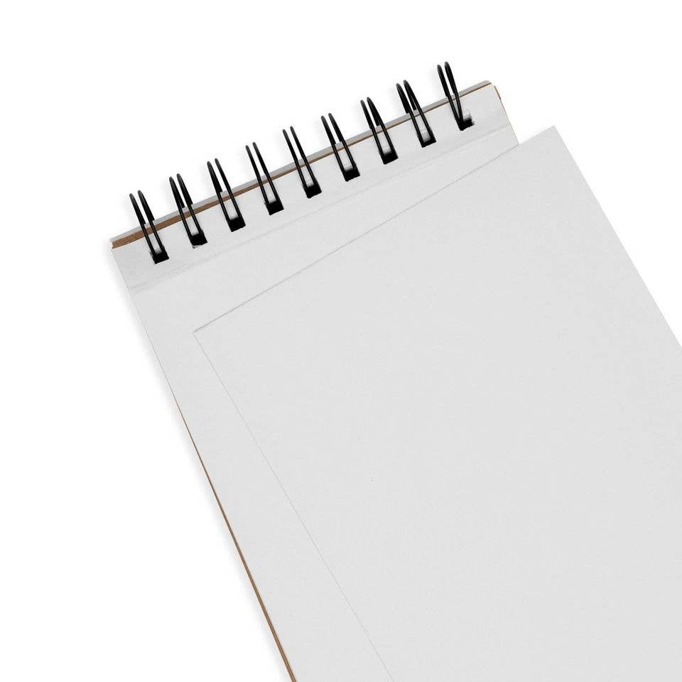 D.I.Y. Cover: White Paper Sketchbook (5" x 7.5";75 Pages)