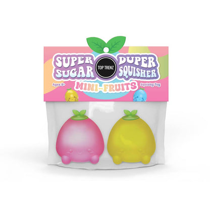 Super Duper Sugar Squisher - Mini Fruits 2 Pack set