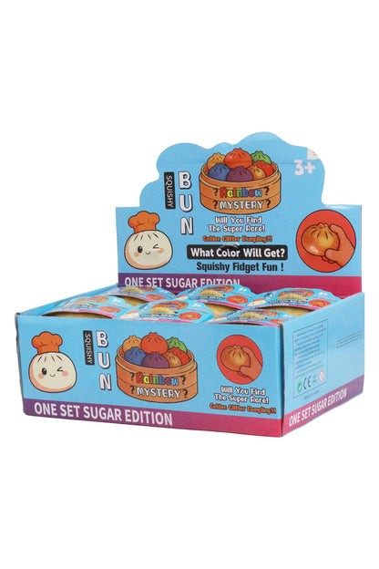 Flake Glitter Maltose Putty Bao Bun Dumpling Squishy Toy