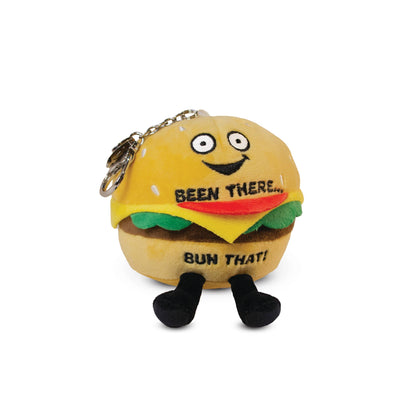 Burger Funny Plush Bag Charm  Soft Cuddly Toy Cute Gift