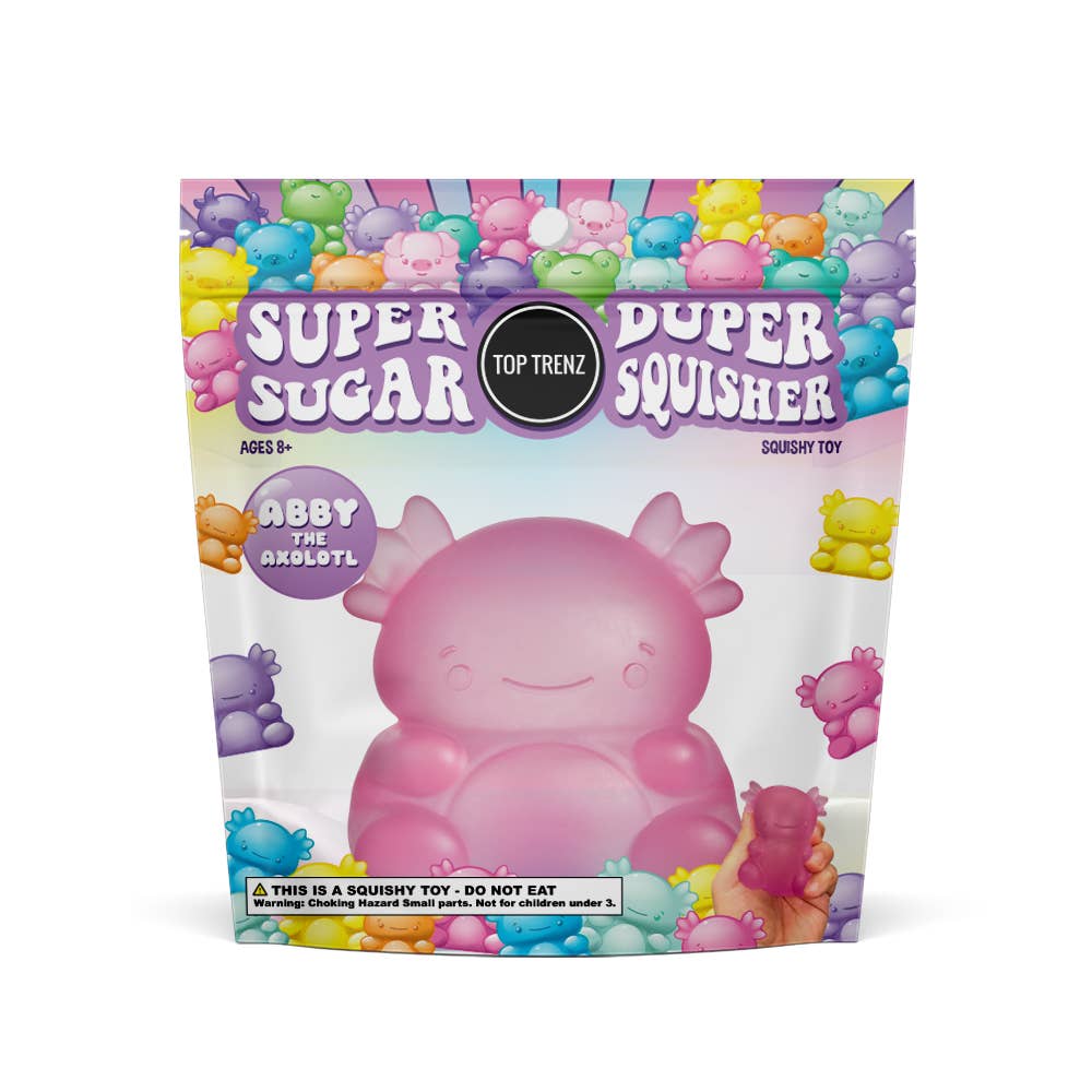 Super Duper Sugar Squisher - Axolotl