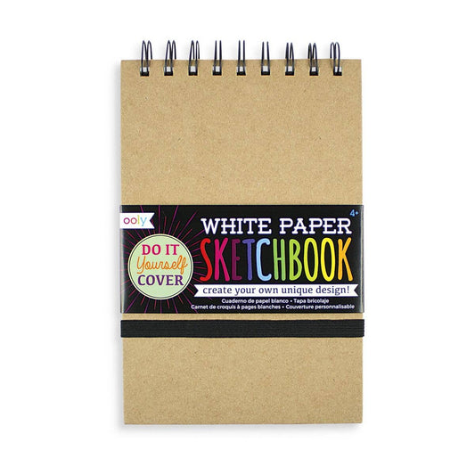 D.I.Y. Cover: White Paper Sketchbook (5" x 7.5";75 Pages)