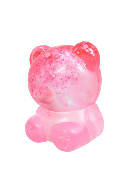 Cute Jelly Bear Glittery Maltose Putty Filled Squishy: ASSORTED / ONE SIZE