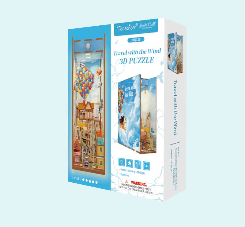 DIY Book Nook Kit: Travel with the Wind