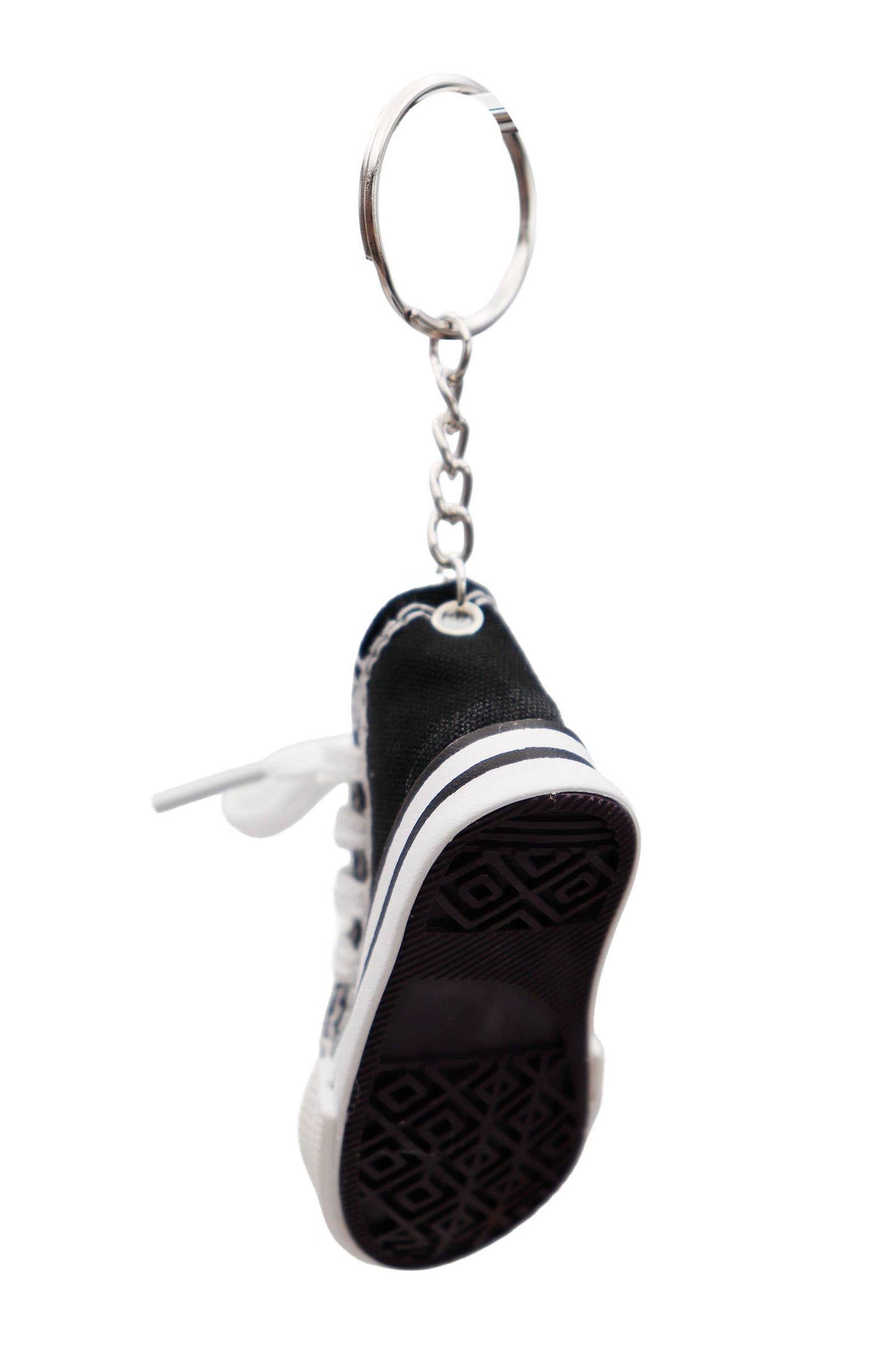 Canvas Rubber Sole Sneakers Key Chain