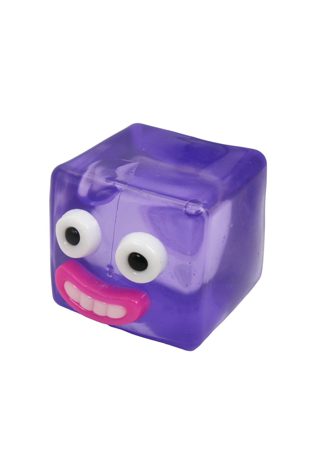Emoticon Face Clear Cube Maltos Squishy