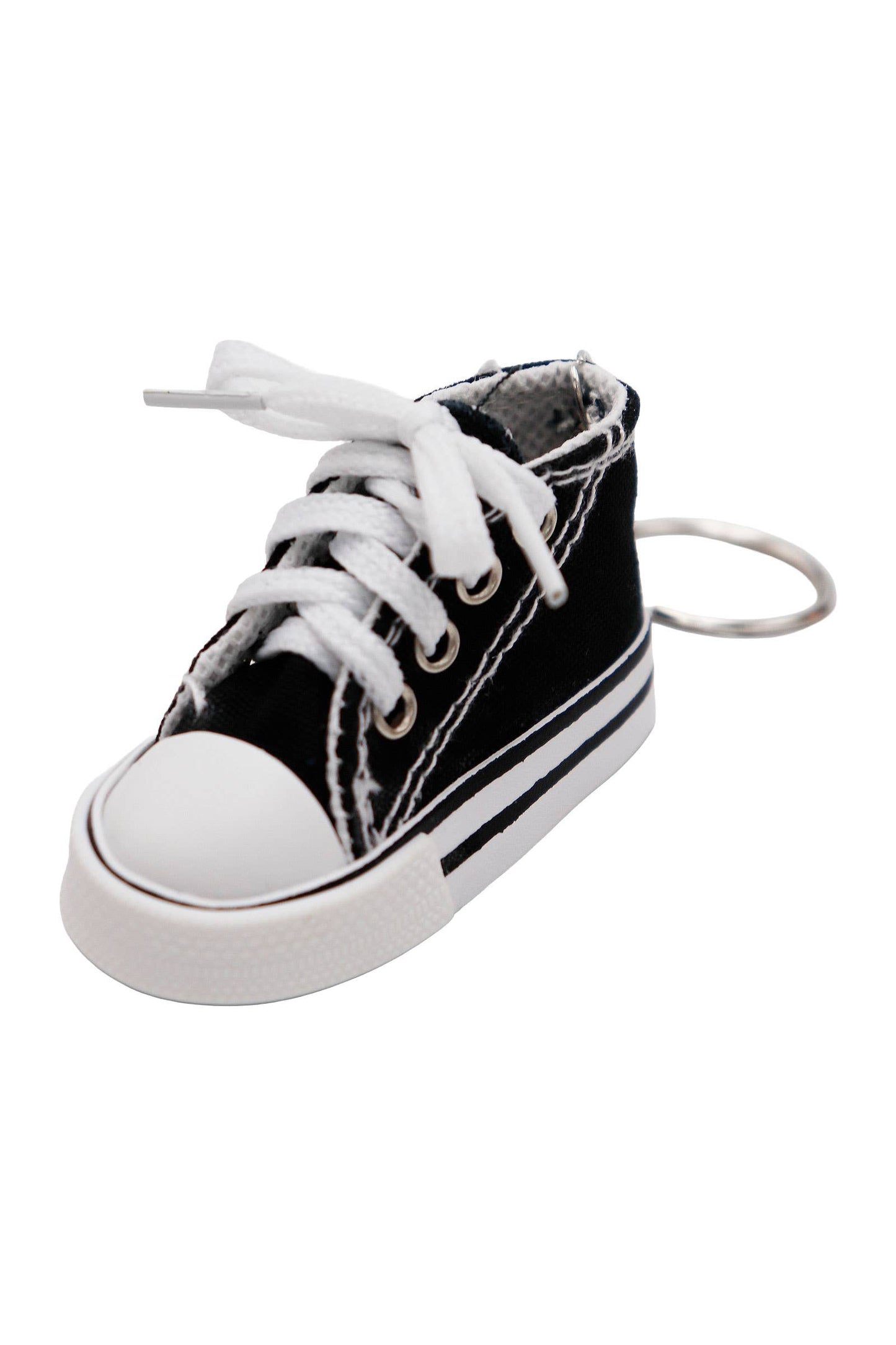 Canvas Rubber Sole Sneakers Key Chain