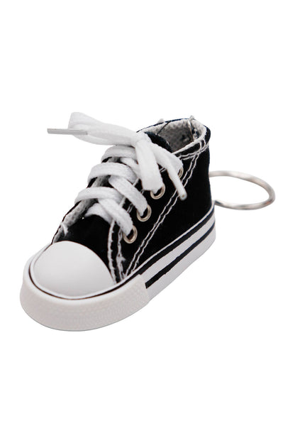 Canvas Rubber Sole Sneakers Key Chain