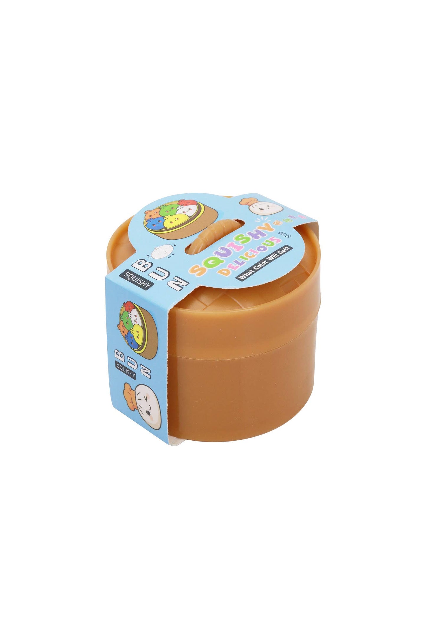 Mini Solid Bao Dumpling Soft Slime Filled Squishy - 2 Inch