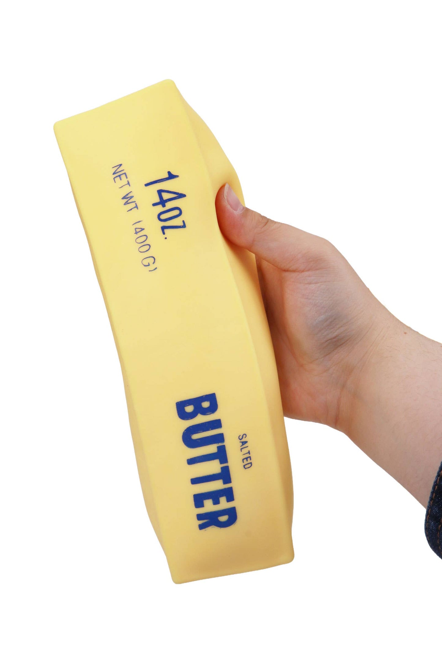Jumbo Butter Stick Scented Fluffy Slime Squishy - 9 Inch: YELLOW / ONE SIZE