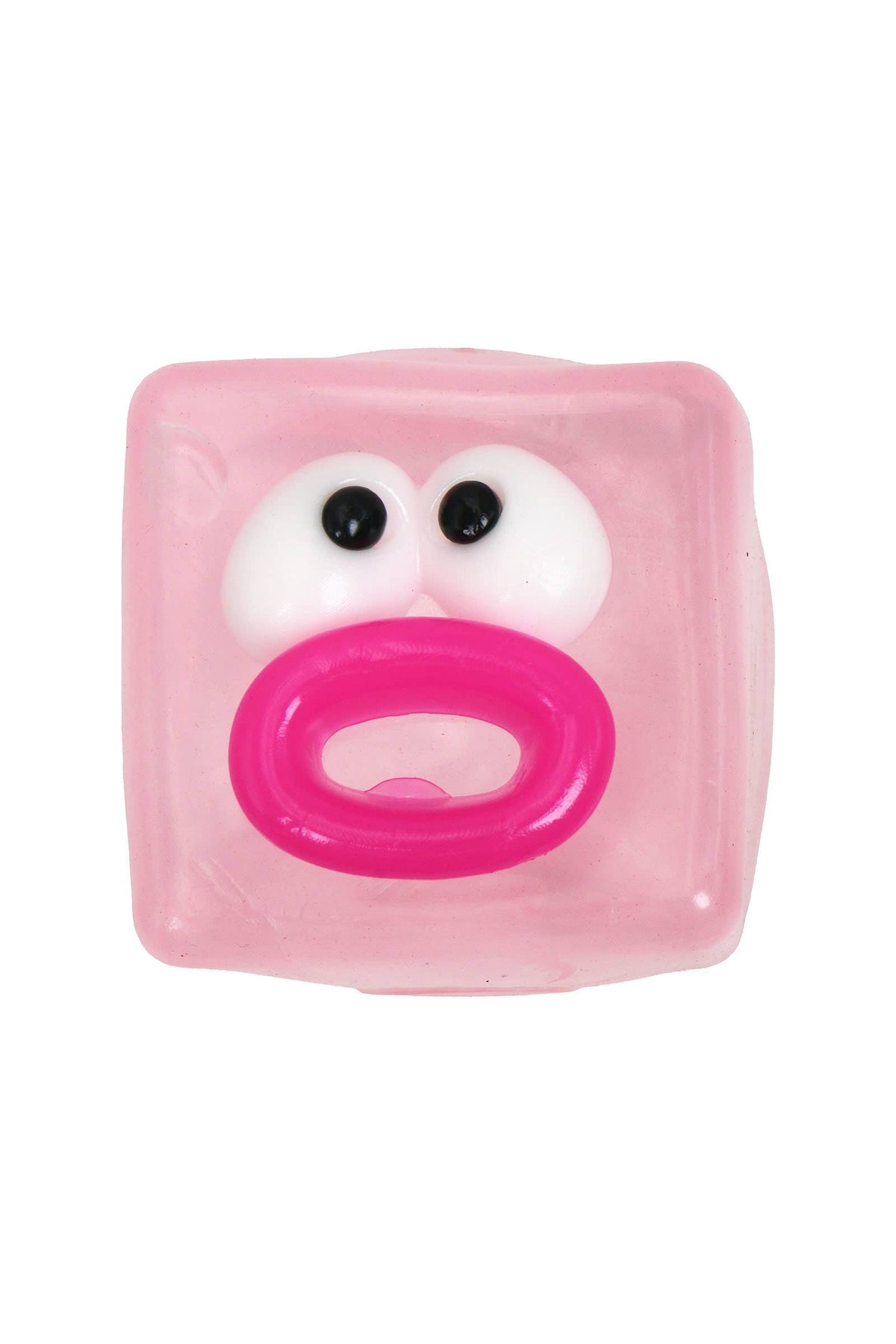Emoticon Face Clear Cube Maltos Squishy