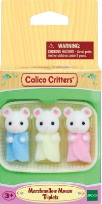 Calico Critters Marshmallow Mouse Triplets
