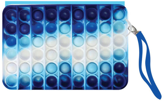 Popper Pencil Case Blue