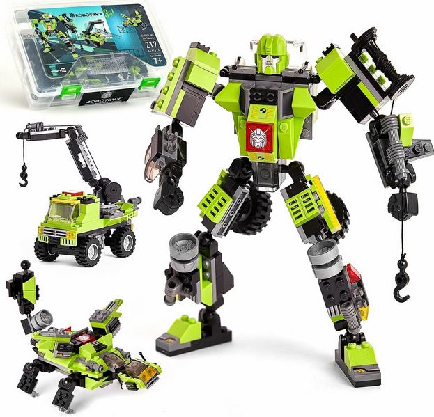 Green Robot Stem