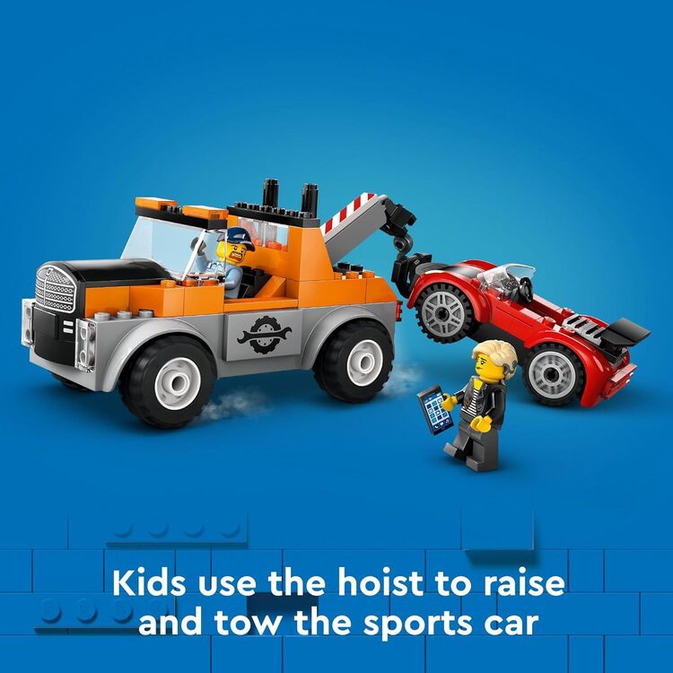 City: Tow Truck and Sports Car Repair