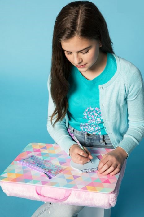 Triangle Fur Lap Desk