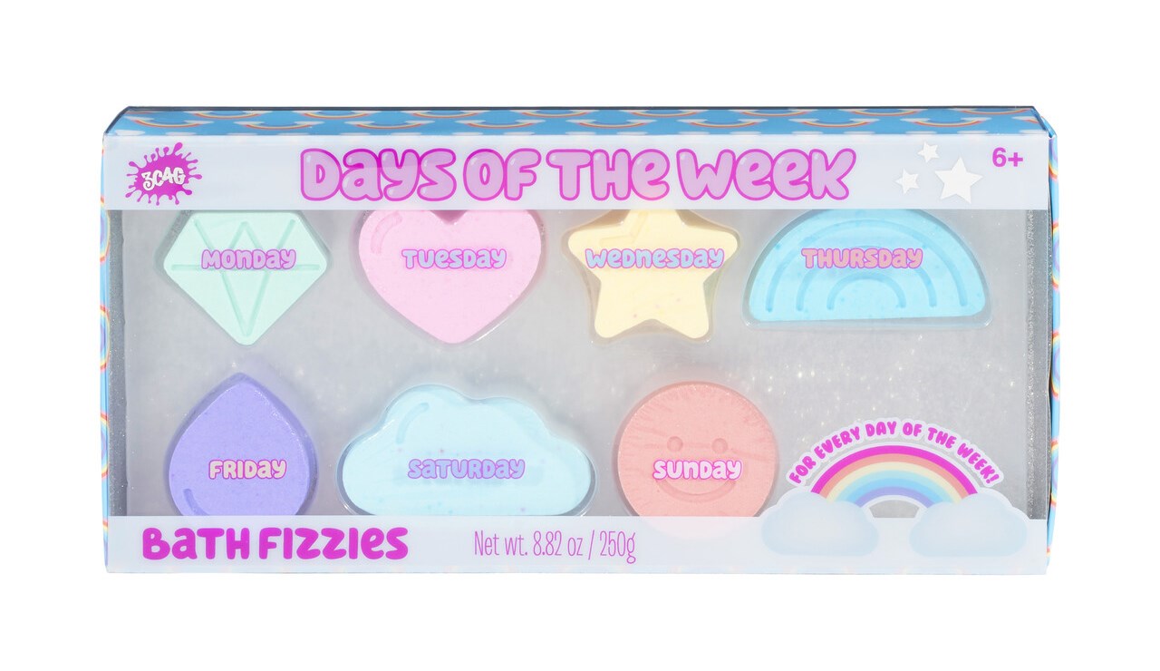 Days of the Week Bath Fiz