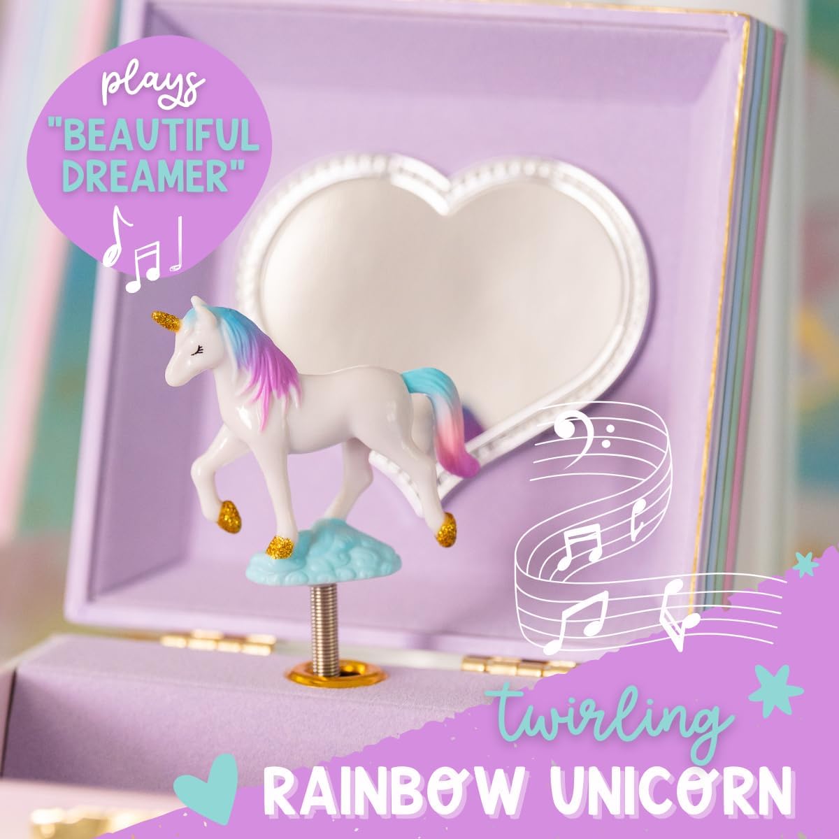 Unicorn Musicl Jewelry Bx