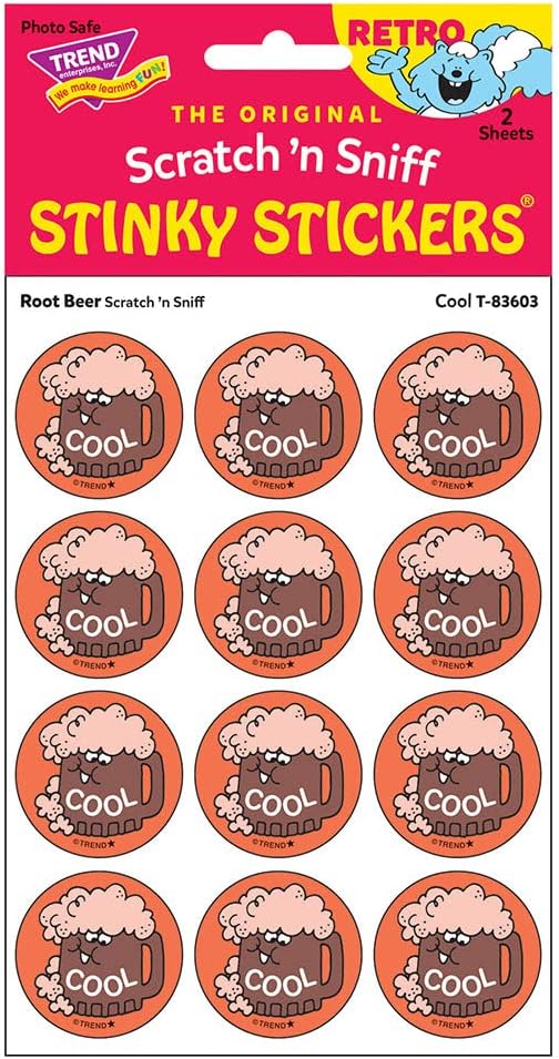 Cool, Root Beer Scratch 'n Sniff Stinky Stickersgö¼-½