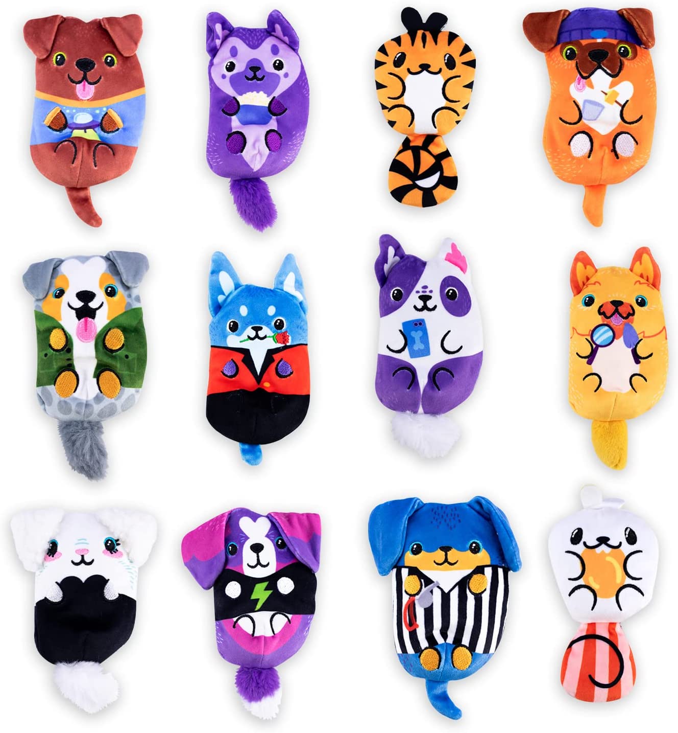 Dogs Vs Squirls 4in Plush Blind Bag