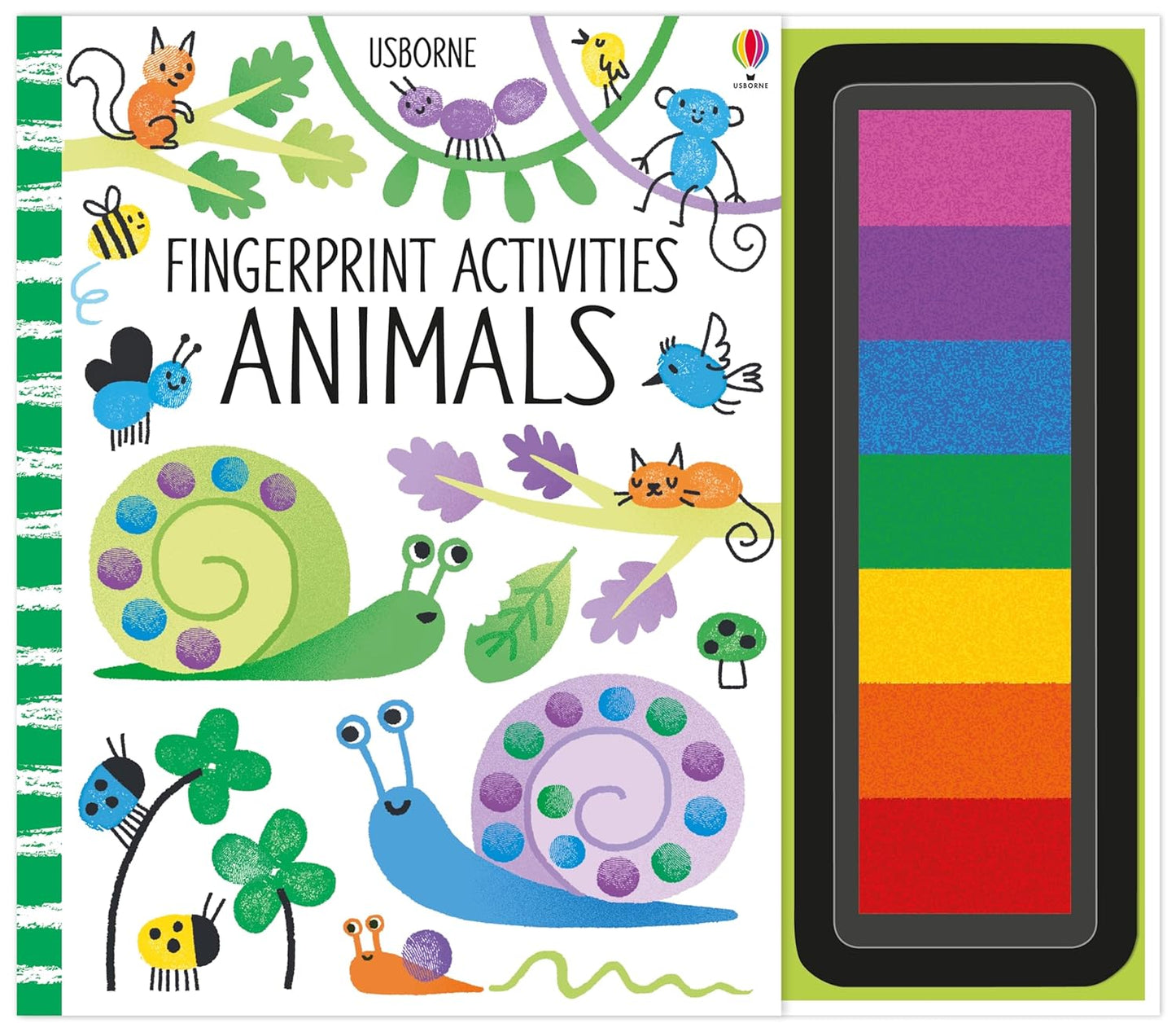Fingerprint Animals Book