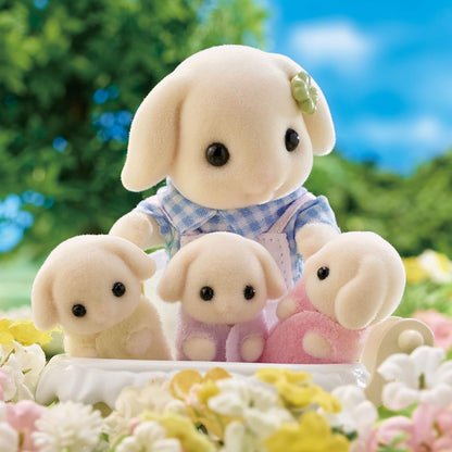 Calico Critters Flora Rabbit Family