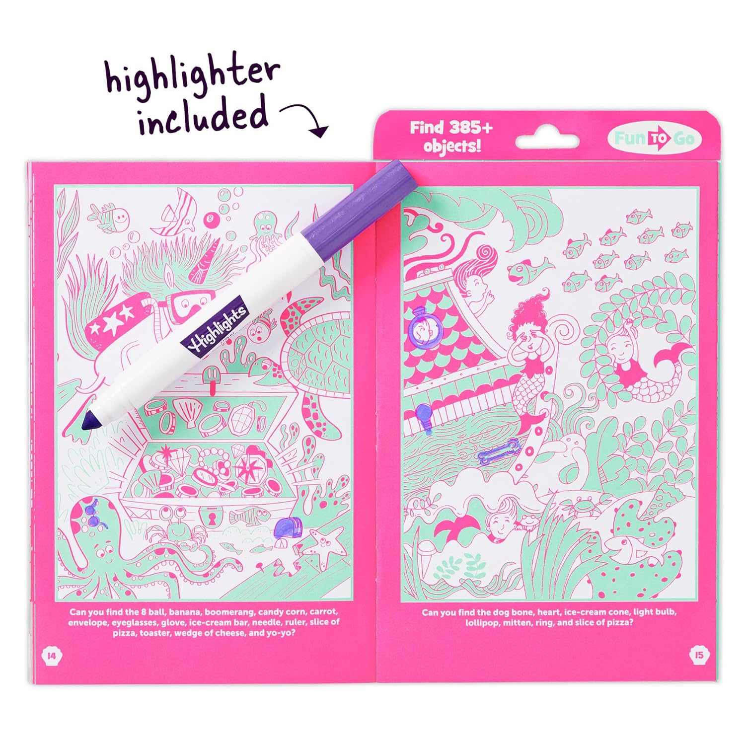 Mermaid Neon Hidden Pictures