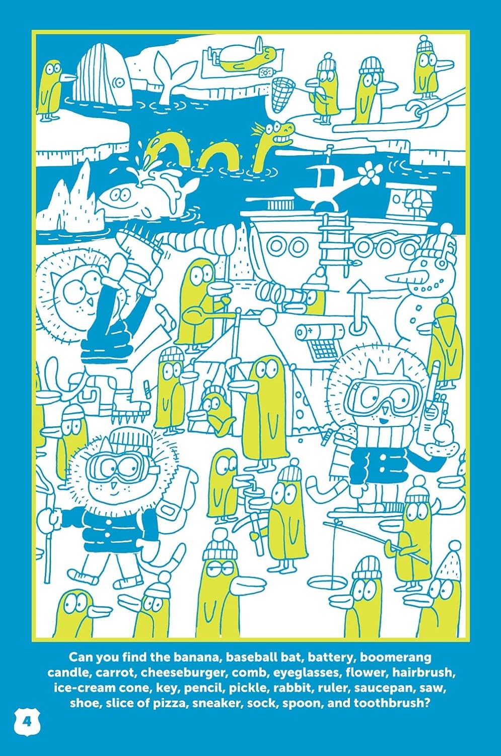 Let's Go Neon Travel Puzzle Book