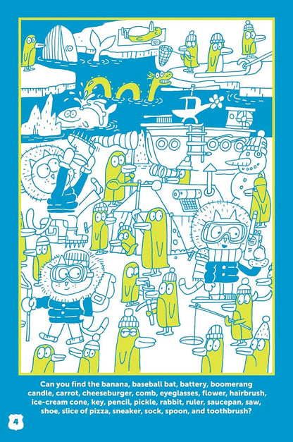 Let's Go Neon Travel Puzzle Book