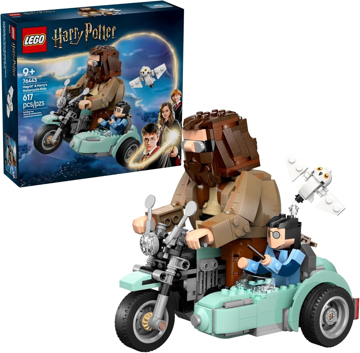 Harry Potter Hagrid  and Harry's Motorcycle Ride