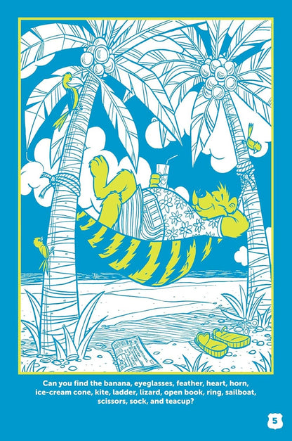 Let's Go Neon Travel Puzzle Book