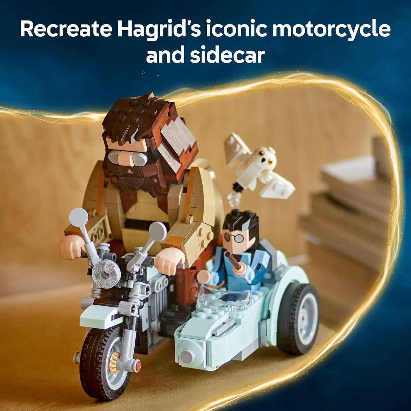 Harry Potter Hagrid  and Harry's Motorcycle Ride