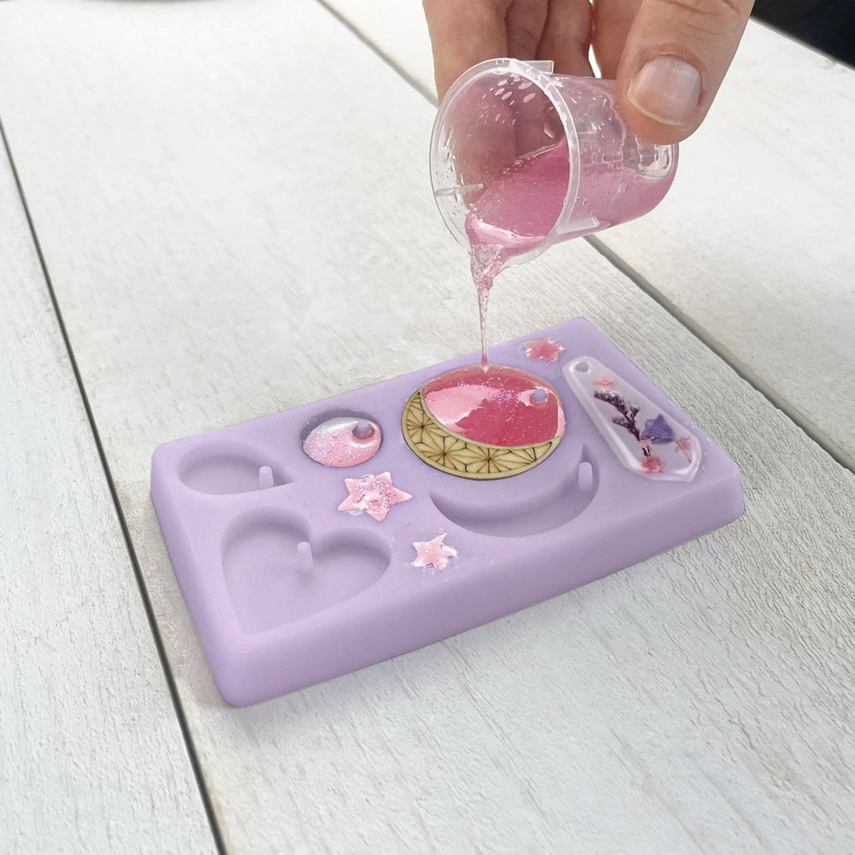 Wood & Resin Charm Jewelr