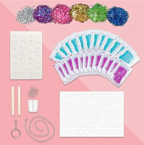 Resin Letter Charm Set*