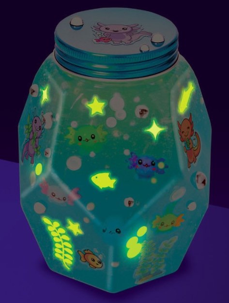 Glowing Axolotl Aquarium