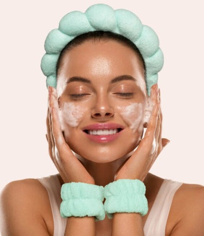 Washed Up Spa Headband & Wristbands