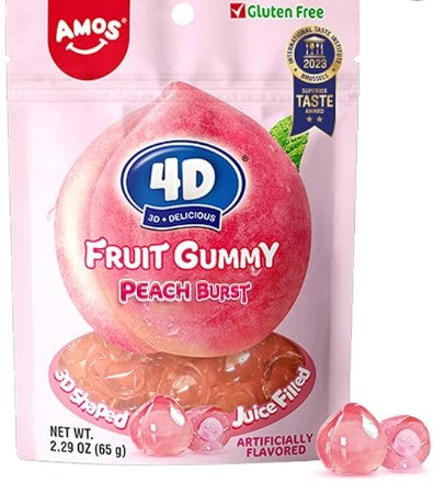 4d Fruit Gummy Peach