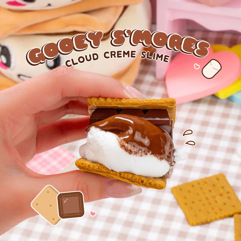 Kawaii Gooey S'mores Cloud Slime