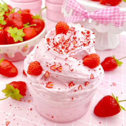 Strawberry Mousse Slime