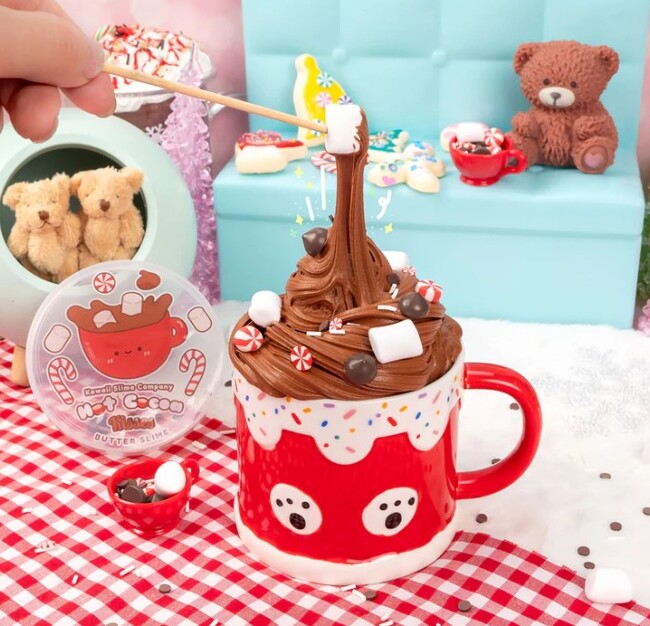 Kawaii Hot Cocoa Kisses Butter Slime