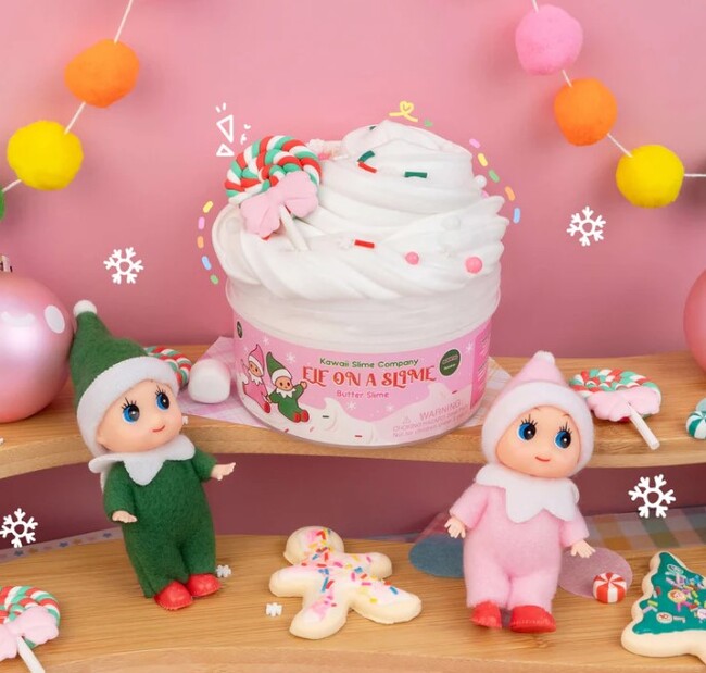 Kawaii Elf on a Slime Butter Slime