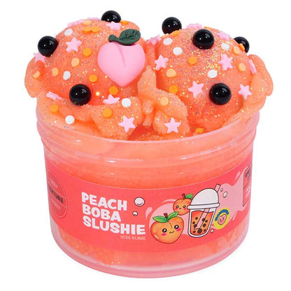 Peach Boba Slushie