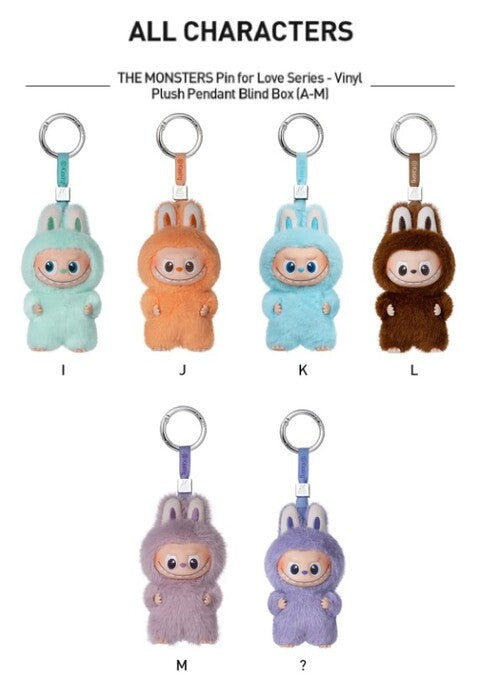 Labubu Pin for Love a to M Blind Box Series