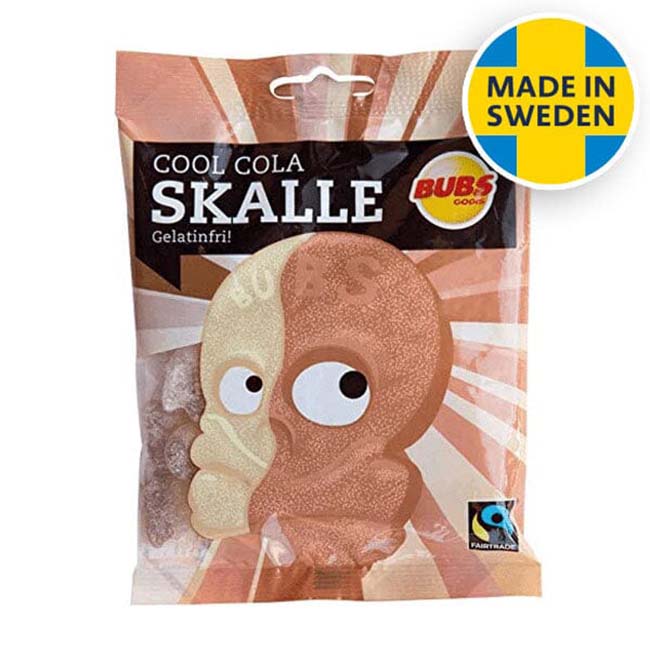 Cool Cola Skull Sour Jelly Candy